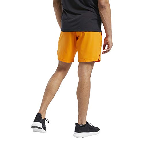 Reebok Wor Woven Graphic Short Pantalón Corto, Hombre, hivior, XS