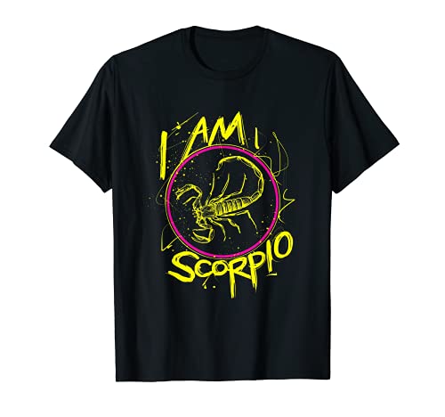 Regalo Escorpión Soy un Zodíaco Escorpio Camiseta