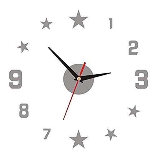 Reloj de pared de la vendimia del reloj de pared decoración del reloj de pared de acrílico del arte del reloj del reloj reloj de pared pegatinas Vector de la sala de estar ultra silencioso reloj de cu