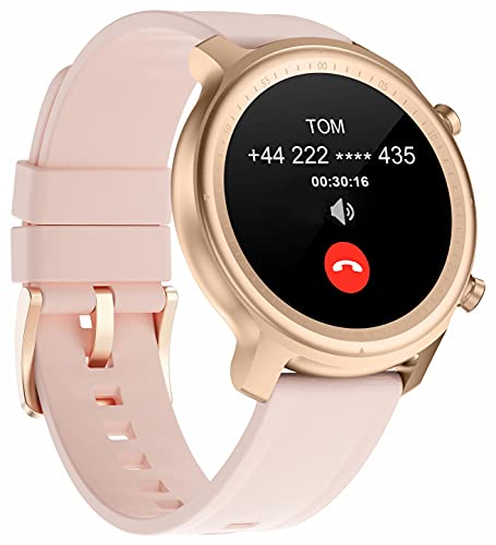 Reloj Inteligente para Hombre Mujer, Rastreador de Ejercicios con Llamada Micrófono Altavoz IP67 Resistente al Agua Frecuencia Cardíaca Sueño Podómetro Monitor de Calorías para Android y iPhone