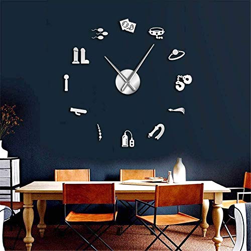 Relojes de pared Relojes de pared   delicados Género Tienda Vector DIY Reloj de pared gigante Erótico Arte de pared íntimo Juego de personajes Obra de arte Reloj moderno Reloj de pared Decoración de