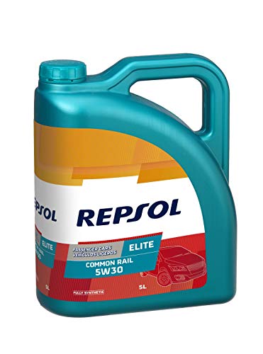 Repsol RP141M55 Elite Common Rail 5W-30 Aceite de Motor para Coche, 5 L