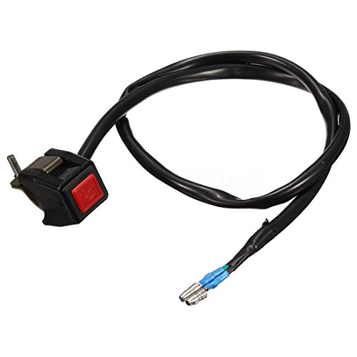 RETYLY 7/8 Interruptor de bocina de arranque para motocicleta, motocicleta Trials Dirt Bike Enduro