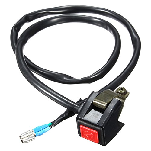 RETYLY 7/8 Interruptor de bocina de arranque para motocicleta, motocicleta Trials Dirt Bike Enduro