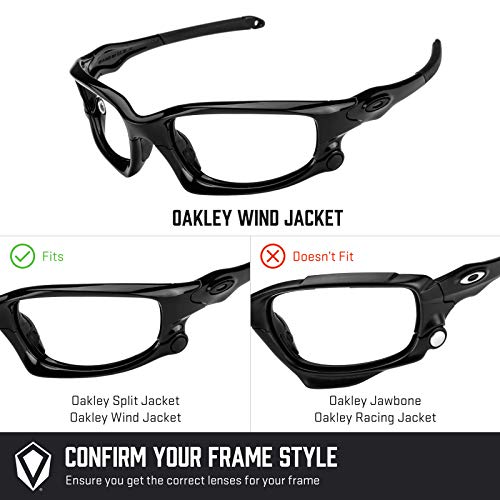 Revant Kit de goma MaxGrip® para las Oakley Wind Jacket: Negro