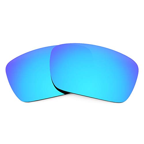 Revant Lentes de Repuesto Compatibles con Gafas de Sol Oakley Fuel Cell, Polarizados, Elite Azul Hielo MirrorShield