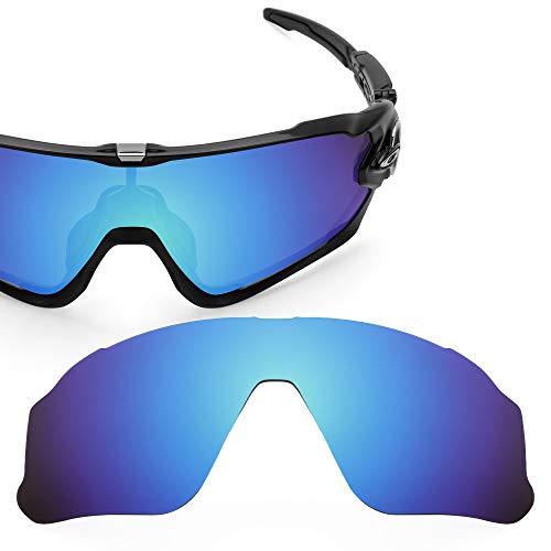 Revant Lentes de Repuesto Compatibles con Gafas de Sol Oakley Jawbreaker, Polarizados, Azul Hielo MirrorShield