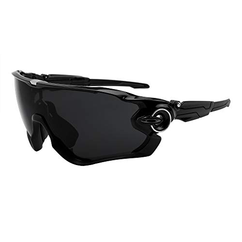 Revant Lentes de Repuesto Compatibles con Gafas de Sol Oakley Jawbreaker, Polarizados, Azul Hielo MirrorShield