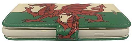 REVIVE Cymru - Funda tipo cartera para iPhone 12, 12 Pro, 12 Mini, iPhone 12 Pro Max, diseño de bandera de Gales