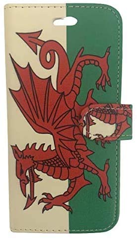 REVIVE Cymru - Funda tipo cartera para iPhone 12, 12 Pro, 12 Mini, iPhone 12 Pro Max, diseño de bandera de Gales