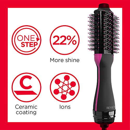REVLON RVDR5282UKE Salon One-Step Secador y voluminizador de cabello de un paso, para cabello mediano a corto