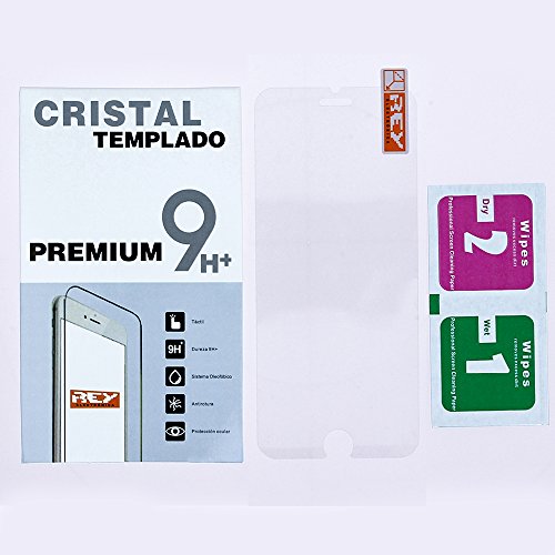 REY Protector de Pantalla para iPhone 6 Plus 6S Plus 5.5" Cristal Vidrio Templado Premium