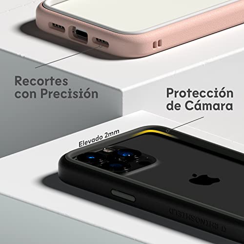 RhinoShield Funda Bumper Compatible con [iPhone 13 Mini] | CrashGuard NX - Carcasa con Tecnología de Absorción de Golpes - Resistente a Impactos de más de 3.5 Metros - Azul Marino