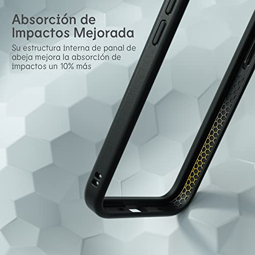 RhinoShield Funda Bumper Compatible con [iPhone 13 Pro MAX] | CrashGuard NX - Carcasa con Tecnología de Absorción de Golpes - Resistente a Impactos de más de 3.5 Metros - Azul Marino