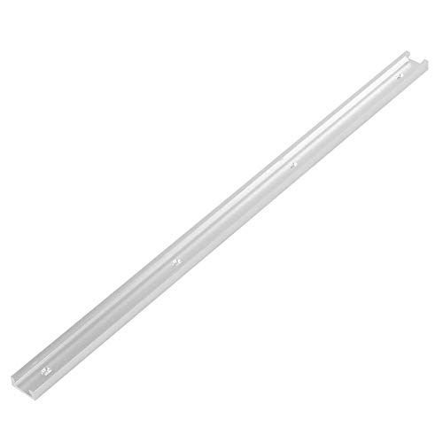 Riel de ranura tipo T 1000 mm ranura en T para ranura en T para fijación de tornillos en T para trabajos de madera (riel T 1000 mm)