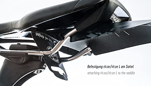 Riesel Ritze Rear Bike Mud Guard - Stealth