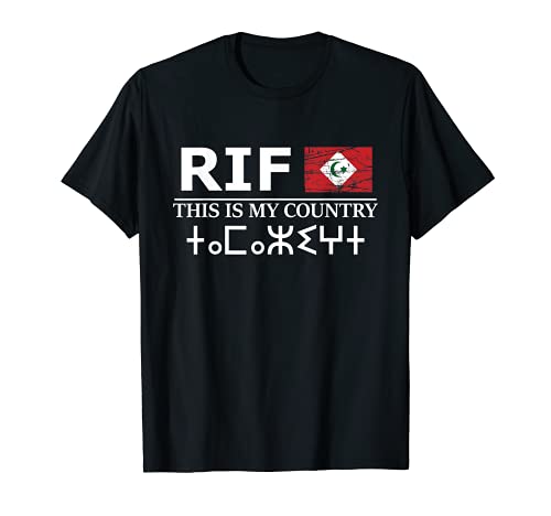RIF Amazigh, Imazighen, Berber, Marruecos, Nador. Camiseta