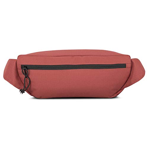 Riñonera Mujer y Hombre Rojo - JOHNNY URBAN Tom Riñoneras Hip Bag Hecha de Botellas Pet Recicladas para Festivales y Deportes - Bolsa de Cintura Hipster Fanny Pack Bolso de Viaje Repelente al Agua