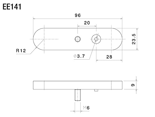 RIZOMA - EE141H/271 : Kit de catadióptrico de matrícula