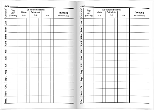 RNK 669 Diverse formularios y Impresiones Miet – Cuaderno de recibos A6