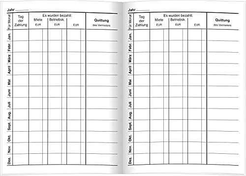 RNK 669 Diverse formularios y Impresiones Miet – Cuaderno de recibos A6