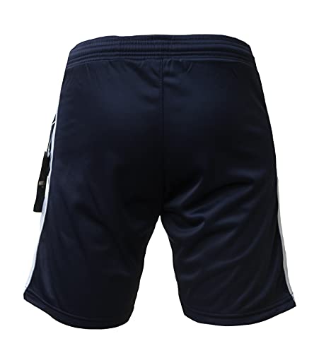 ROCK-IT Apparel Men's Track Short - Pantalones de chándal de Estilo Retro, Elegantes Pantalones Cortos de Fitness para Hombres - Tallas S-XXXL - Azul Marino L