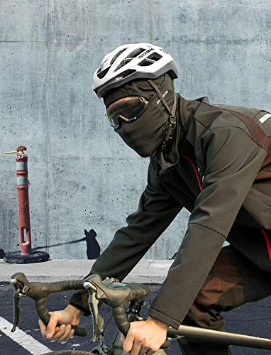 ROCKBROS Pasamontañas Anti Viento Transpirable para Deportes al Aire Libre Bicicleta Motocicleta Snowboard Esquí Ciclismo para Otoño Invierno Hombre y Mujer