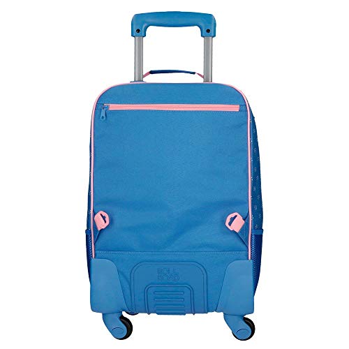 Roll Road Rose Mochila 4 ruedas Azul 32x44x21 cms Poliéster 29.57L