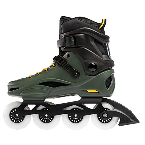 Rollerblade RB 80 Pro Patines Negro, Adultos Unisex, Black/Dark Green, 220