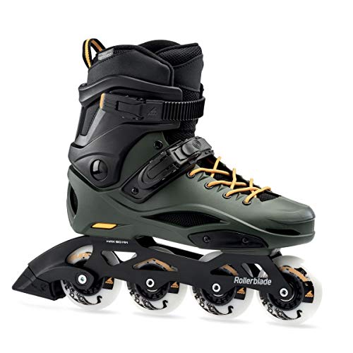 Rollerblade RB 80 Pro Patines Negro, Adultos Unisex, Black/Dark Green, 220