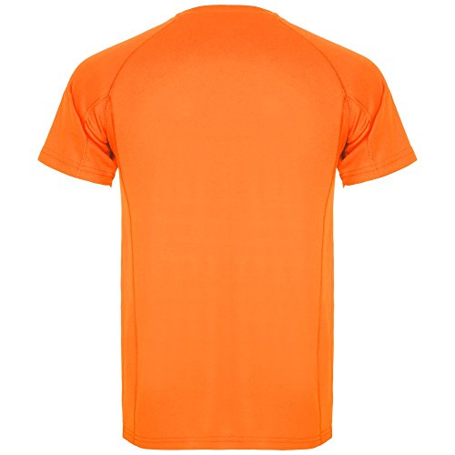 ROLY Camiseta técnica de niños Montecarlo, Naranja Fluorescente (16 años)