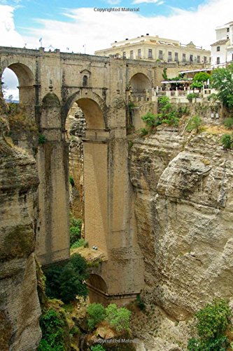 Ronda Canyon Spain Journal: 150 page lined notebook/diary