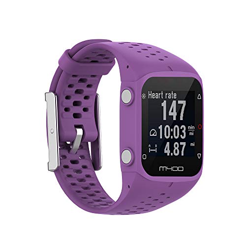 RongYooo WIIKAI Compatible con Polar M400/M430 Correas para Relojes, Correa de Pulsera de Reemplazo.()