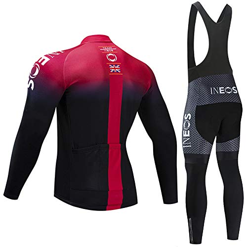 Ropa Ciclismo Hombre Invierno MTB,Conjunto Ciclismo Hombre Invierno Equipo Profesional