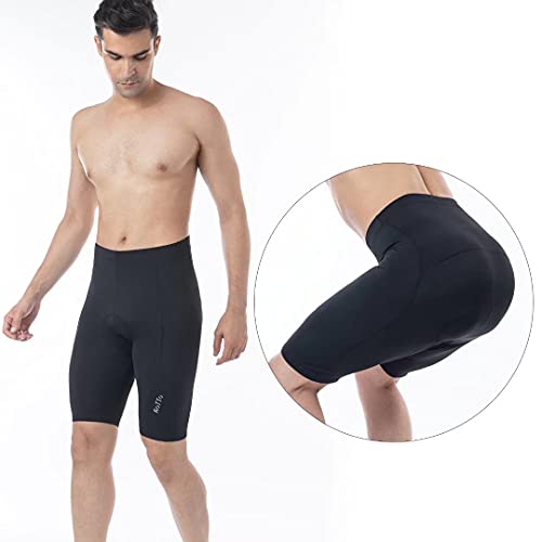 ROTTO Pantalones Cortos de Ciclismo para Hombre Pantalones Cortos de Bicicleta Acolchados