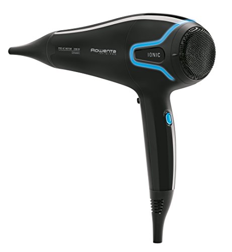 Rowenta Infinity Pro Beauty CV8730 - Secador profesional motor AC 2200W, Iónico , 2 boquillas concentradoras 6 y 8 mm, difusor, 2 velocidades y 3 temperaturas, botón aire frío, recubrimiento cerámico