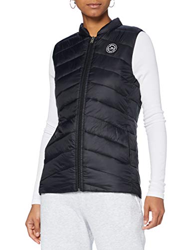 Roxy Coast Road - Chaleco Ligero Con Acolchado Plegable Resistente Al Agua Para Mujer Chaleco Ligero Con Acolchado Plegable Resistente Al Agua, Mujer, anthracite, XS