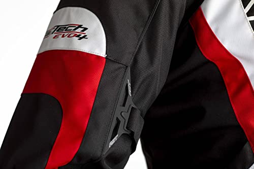 RST Chaqueta Deportivas Motociclista Impermeable EVO 4 CE Textil Rojo Talla L Hombre