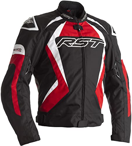 RST Chaqueta Deportivas Motociclista Impermeable EVO 4 CE Textil Rojo Talla L Hombre