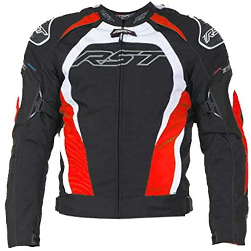 RST tractech EVO II 1397 TXT Chaqueta de Moto, Color Rojo