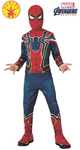 Rubie's Disfraz Avengers Official Iron Spider, Spiderman Classic, Talla L, 8-10 anos, altura 147 cm (700659_L)