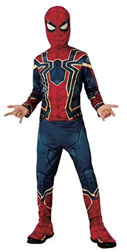 Rubie's Disfraz Avengers Official Iron Spider, Spiderman Classic, Talla L, 8-10 anos, altura 147 cm (700659_L)