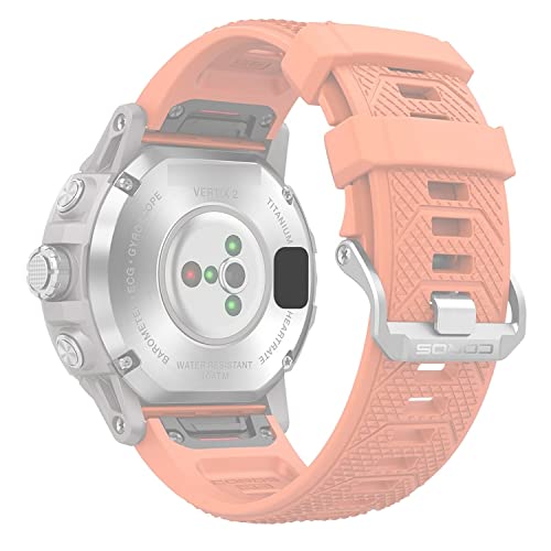 Ruentech Funda compatible con Coros PACE 2/APEX 42 mm/46 mm, cubierta de puerto de carga a prueba de polvo para Coros VERTIX 2/APEX Pro (tipo A)