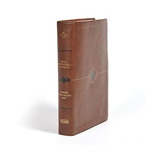 RVR 1960 Biblia Cronológica, Día a Día, Marrón Símil Piel: Rvr 1960 Biblia Cronológica, Día a Día, Marrón Símil Piel