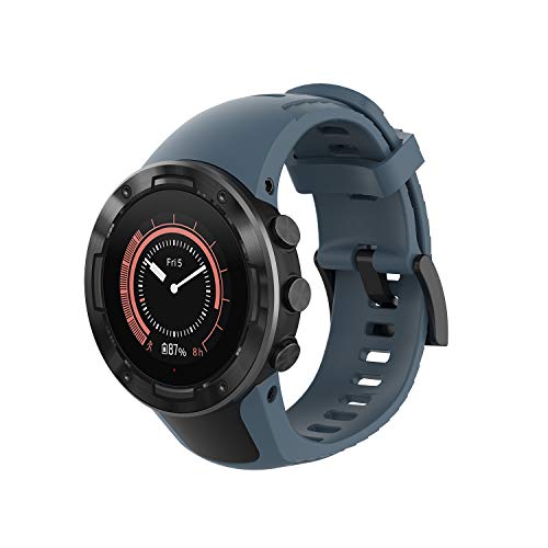 RYRA Correa de Silicona Suave Compatible con Suunto 5, Correa de Reloj de Silicona para Deportes al Aire Libre