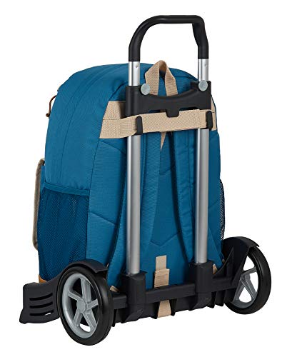 Safta Mochila 754 con Carro Evolution Reciclable National Geographic Explorer, 320x140x430mm