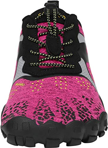 SAGUARO Mujer Minimalistas Zapatillas de Trail Running Ligeras y Respirable Zapatos Descalzos Gym Playa Calzado de Deportes Acuaticos para Asfalto Correr Senderismo, Rosa 39 EU