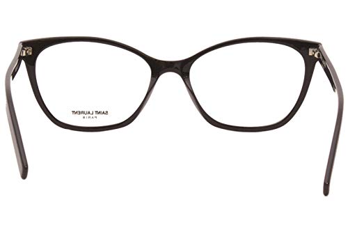 Saint Laurent SL 287 SLIM BLACK-BLACK-TRANSPARENT (001) - Monturas de gafas