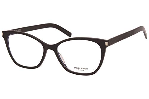 Saint Laurent SL 287 SLIM BLACK-BLACK-TRANSPARENT (001) - Monturas de gafas