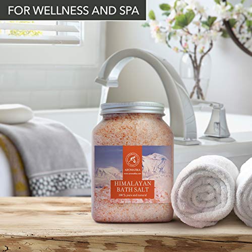 Sales de Baño Himalayan Pink 1300g - 100% Puro & Natural - Sal Himalayan - Mejor Para un Buen Sueño - Alivio del Estrés - Baño - Belleza - Relajante